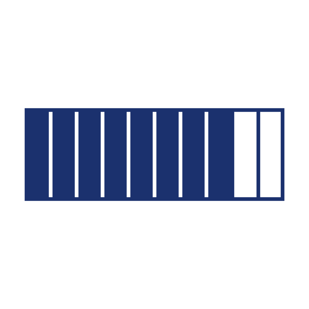 Fraction Bar — 8/10 (eight tenths)