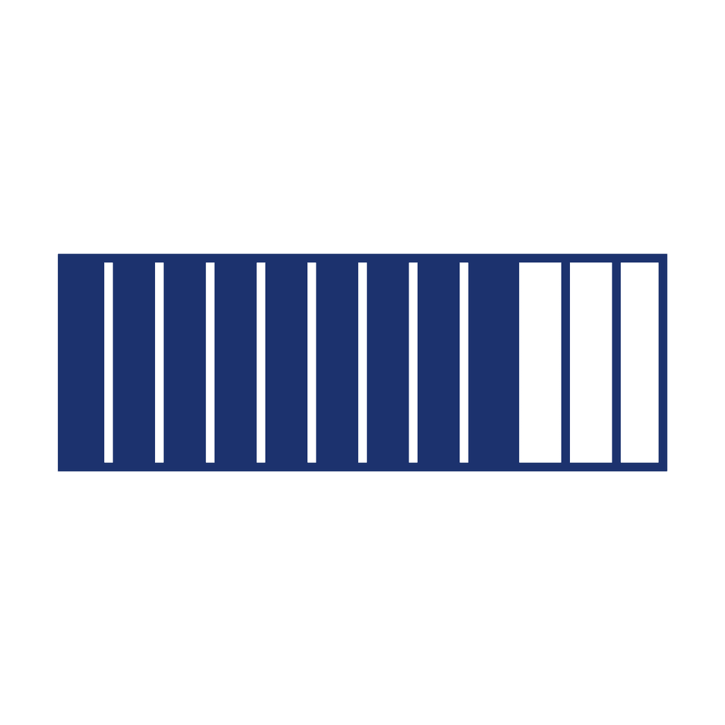Fraction Bar — 9/12 (nine twelfths)