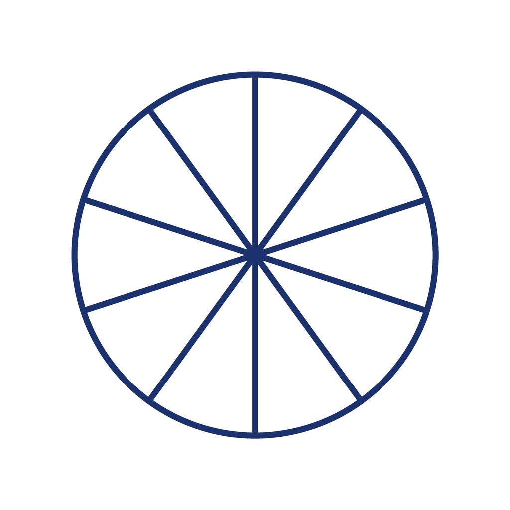 Fraction Circle — 0/10 (zero)