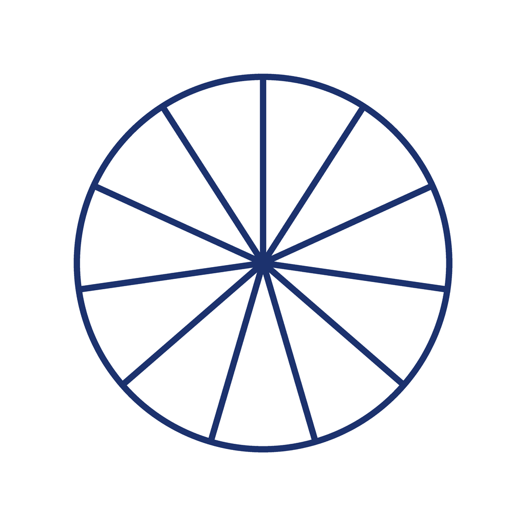 Fraction Circle — 0/11 (zero)