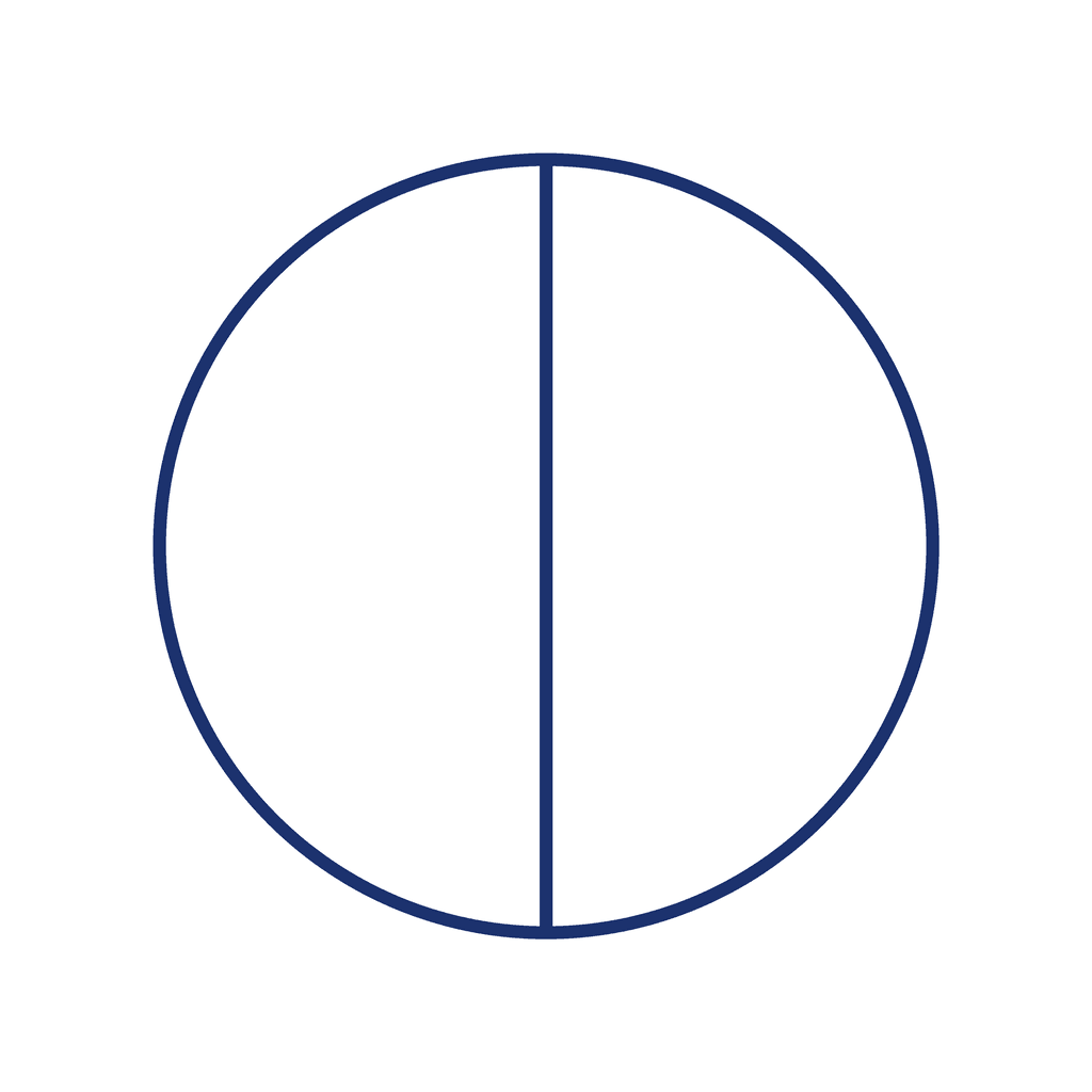 Fraction Circle — 0/2 (zero)