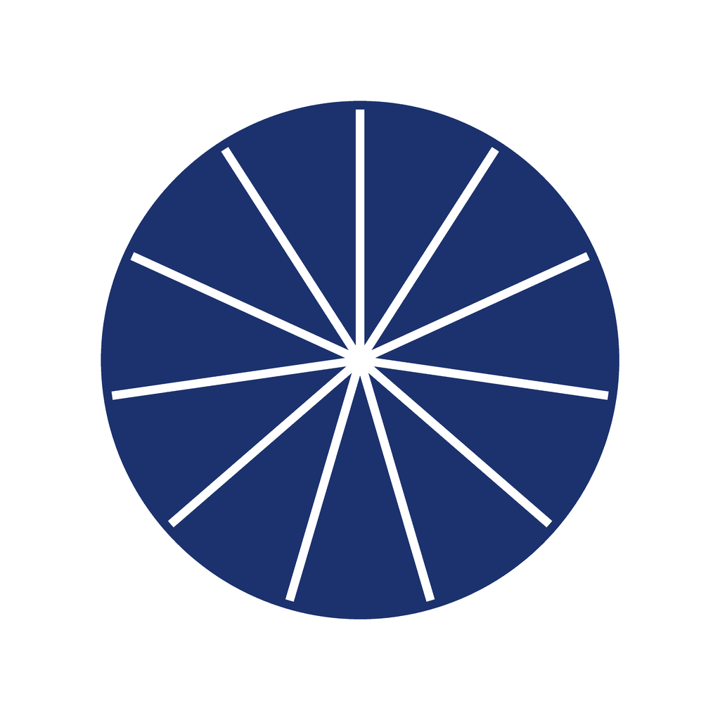 Fraction Circle — 11/11 (one whole)