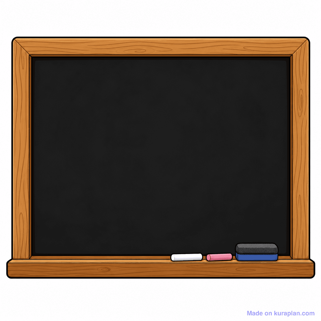 Frame Blackboard Wooden