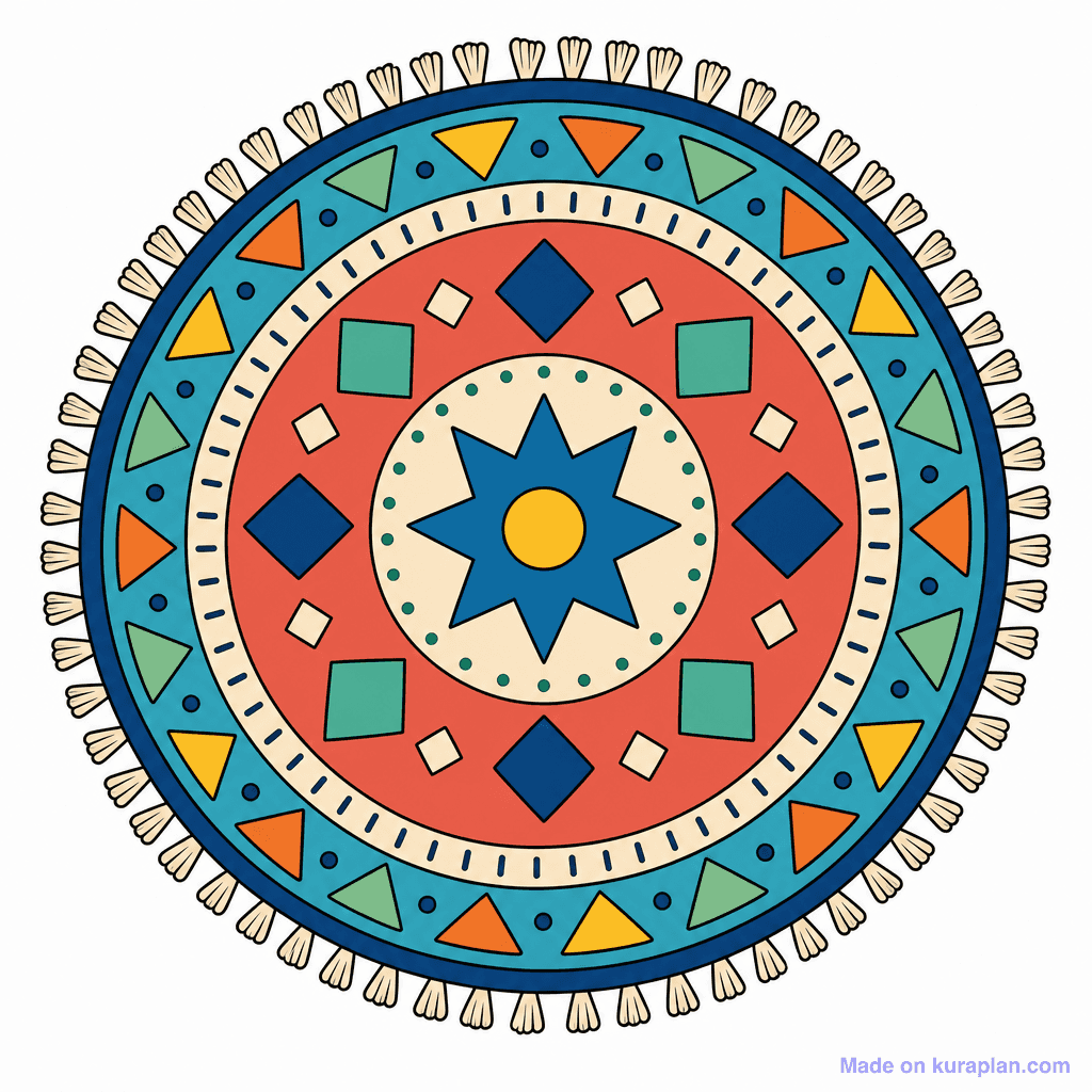 Furniture Rug Round