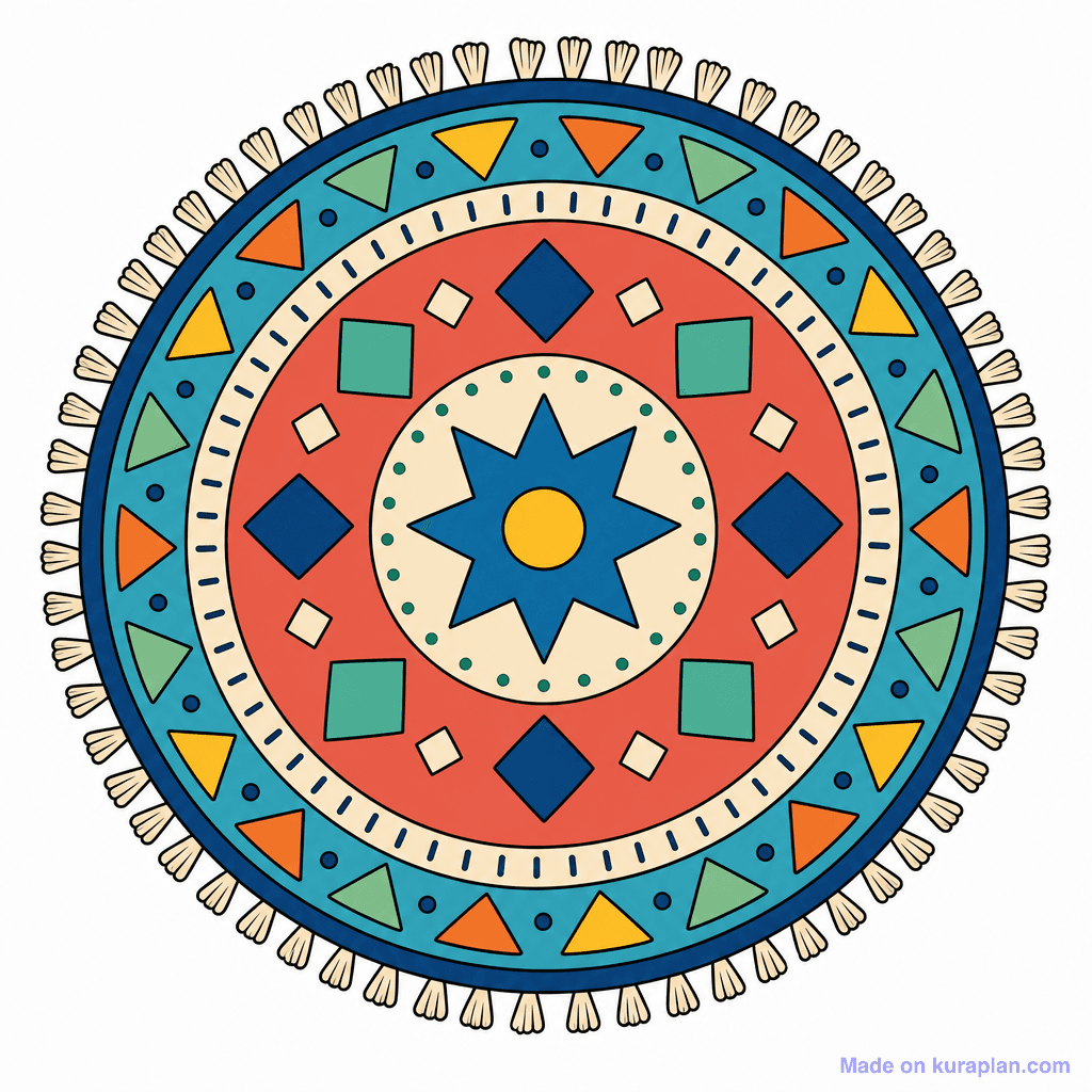 Furniture Rug Round