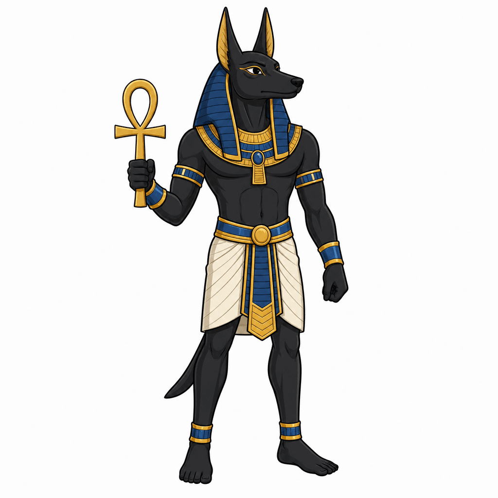 Anubis, Egyptian god of mummification