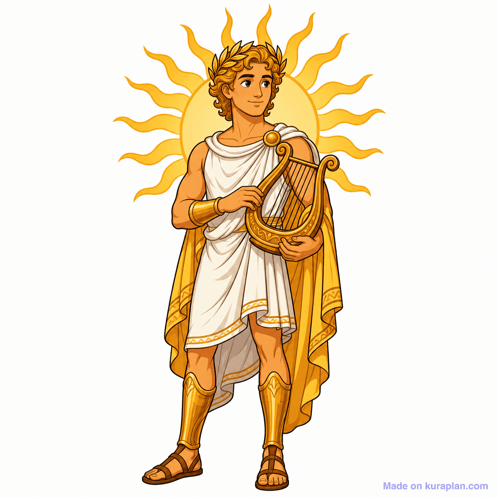 Apollo, god of music and the sun