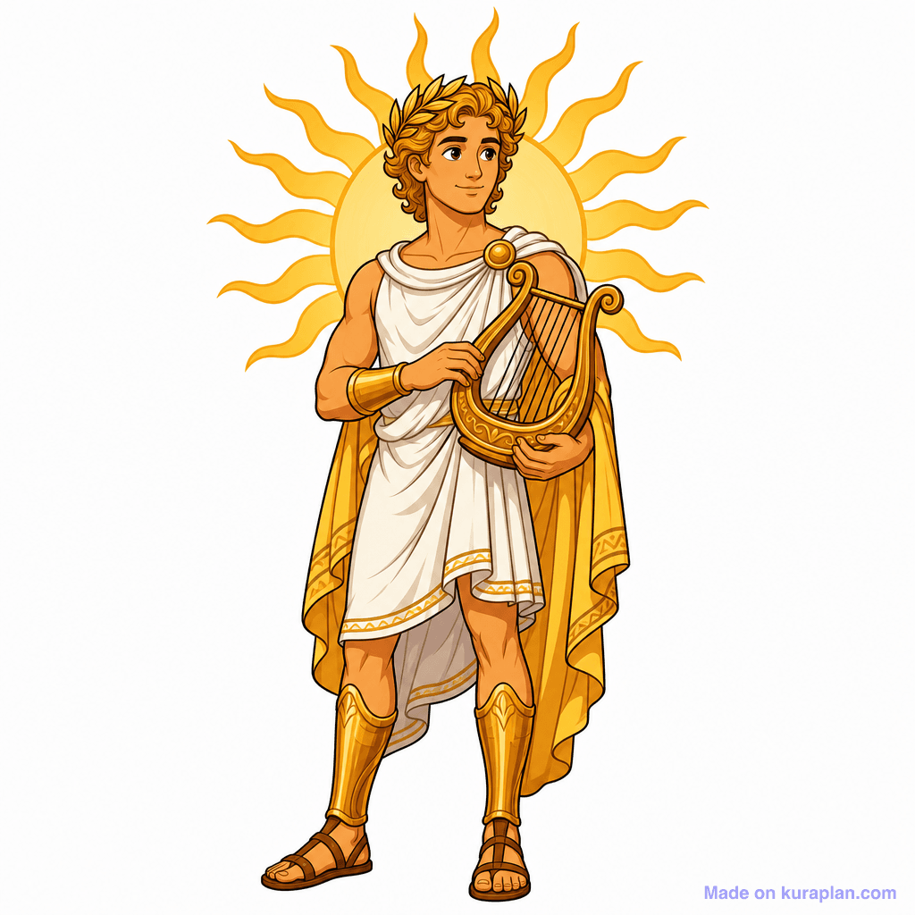 Apollo, god of music and the sun