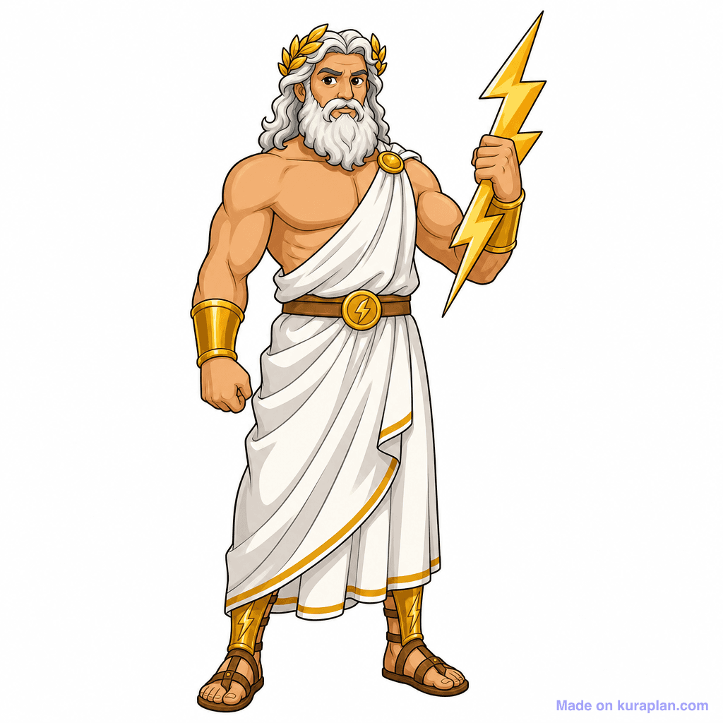 Zeus, king of the Greek gods