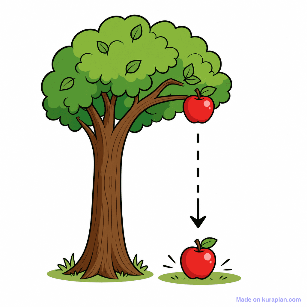 Gravity Apple Falling