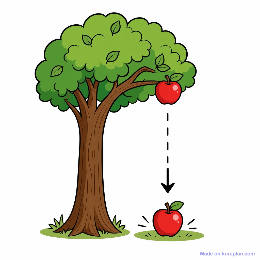 Gravity Apple Falling