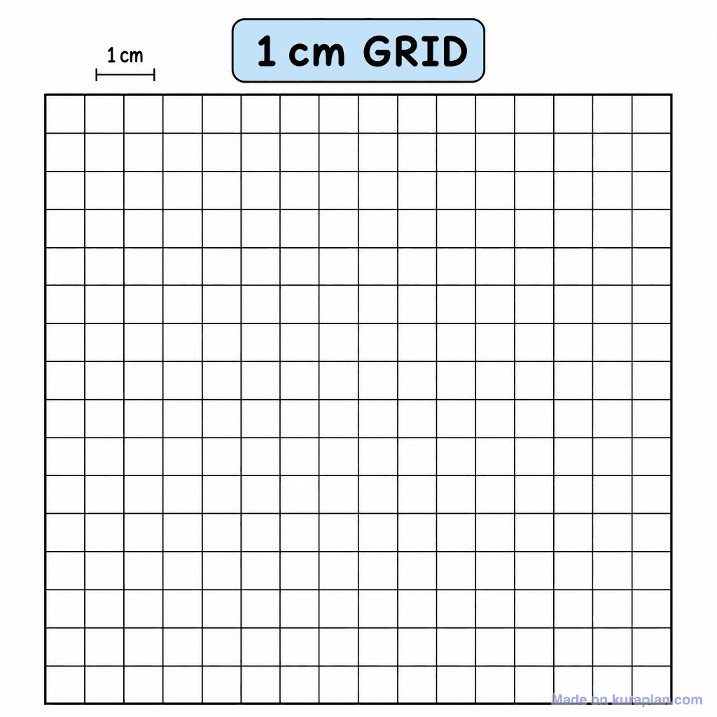 Grid Squared 1cm Blank