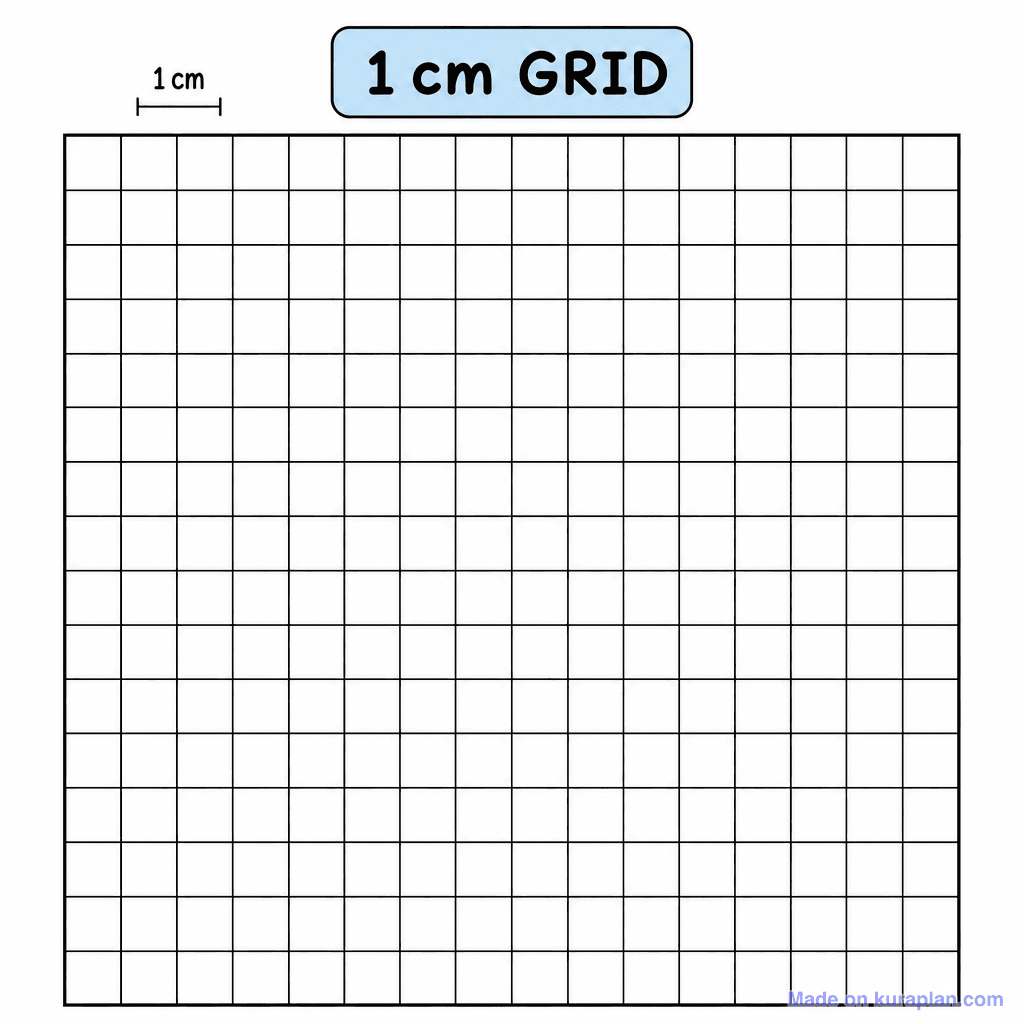 Grid Squared 1cm Blank