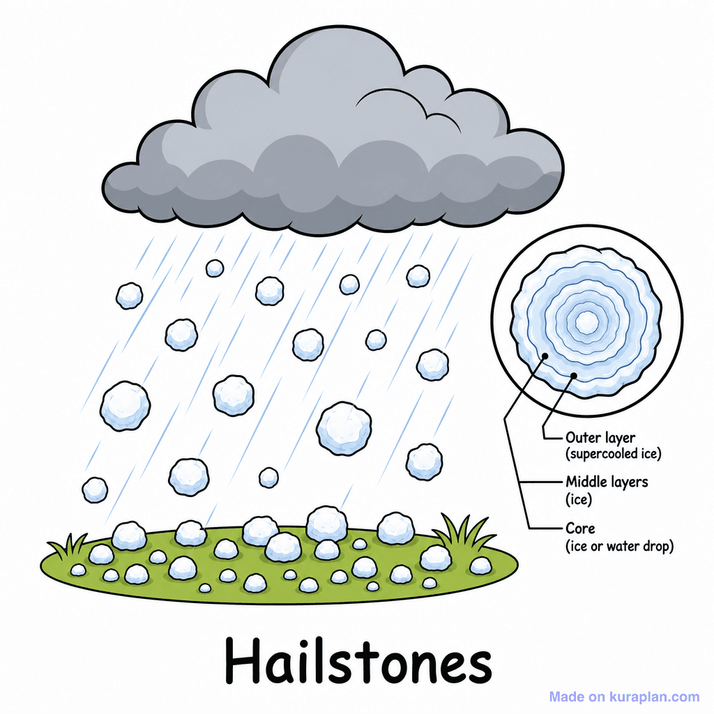 Hail Storm Cross Section