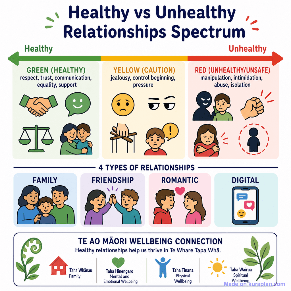 Healthy vs Unhealthy Relationships Spectrum (simple)