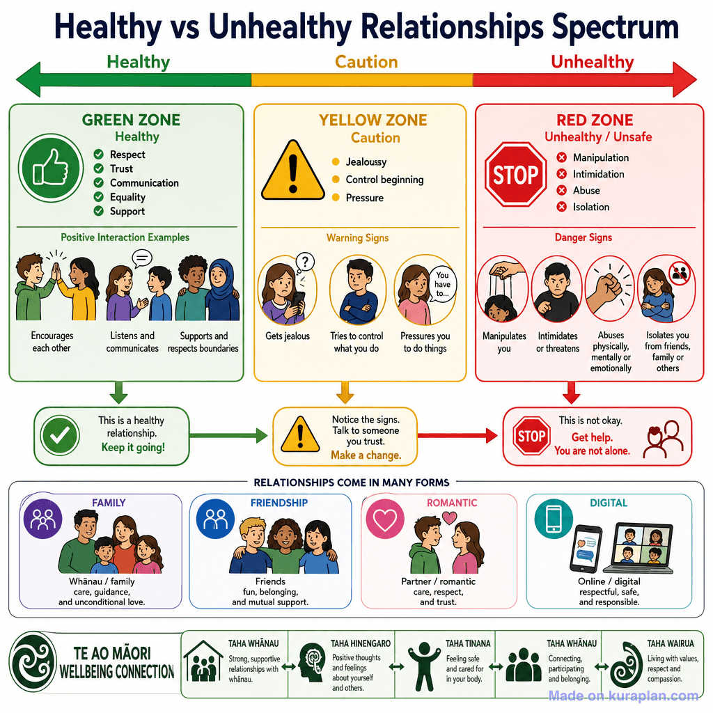Healthy vs Unhealthy Relationships Spectrum (detailed)