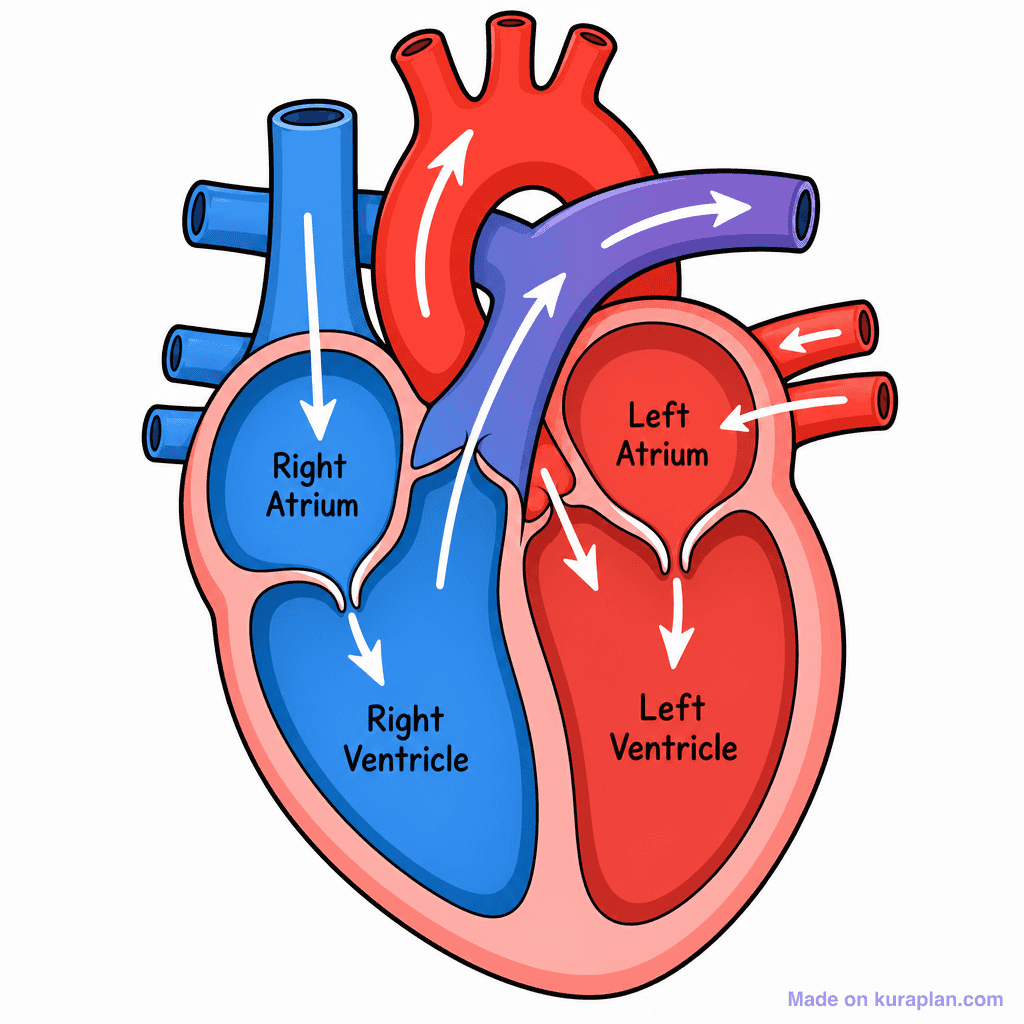 Heart Chambers Diagram