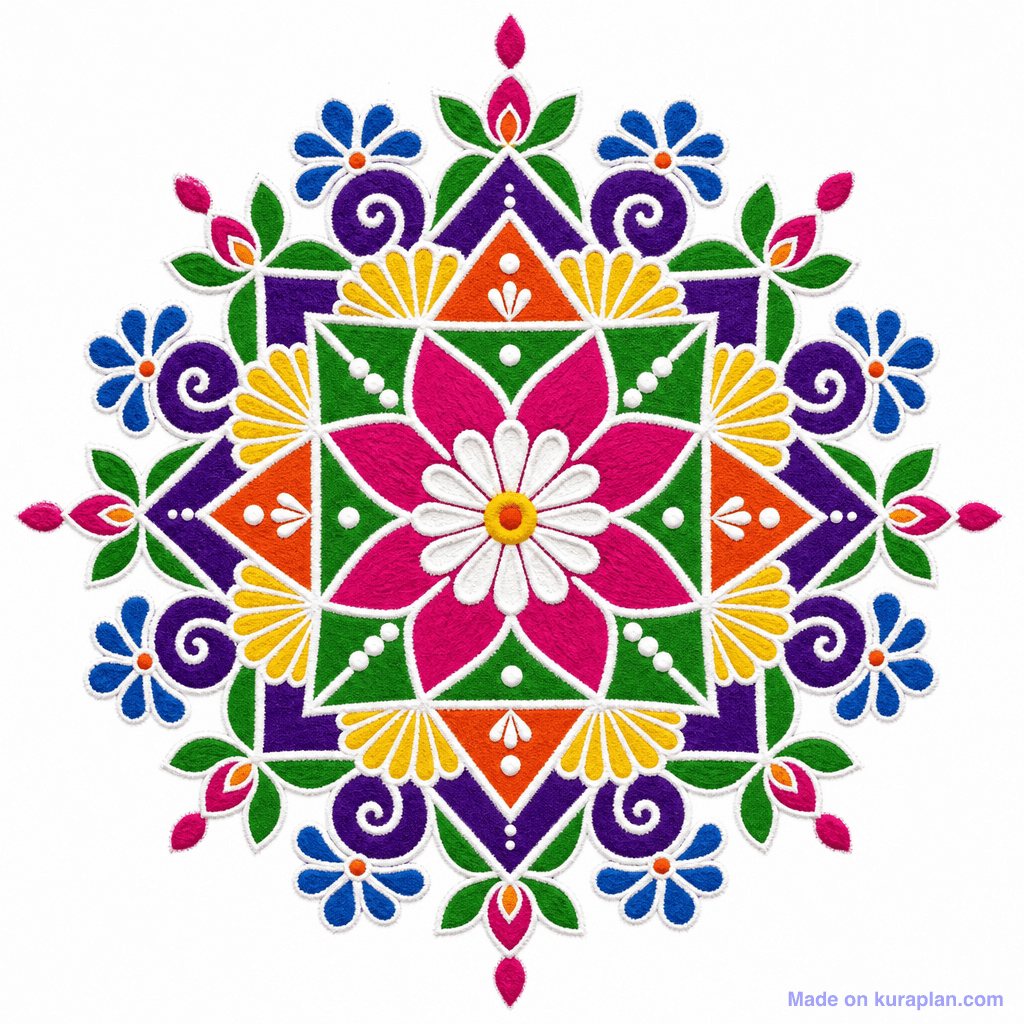 Hindu Diwali Rangoli