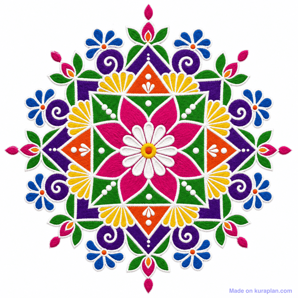 Hindu Diwali Rangoli