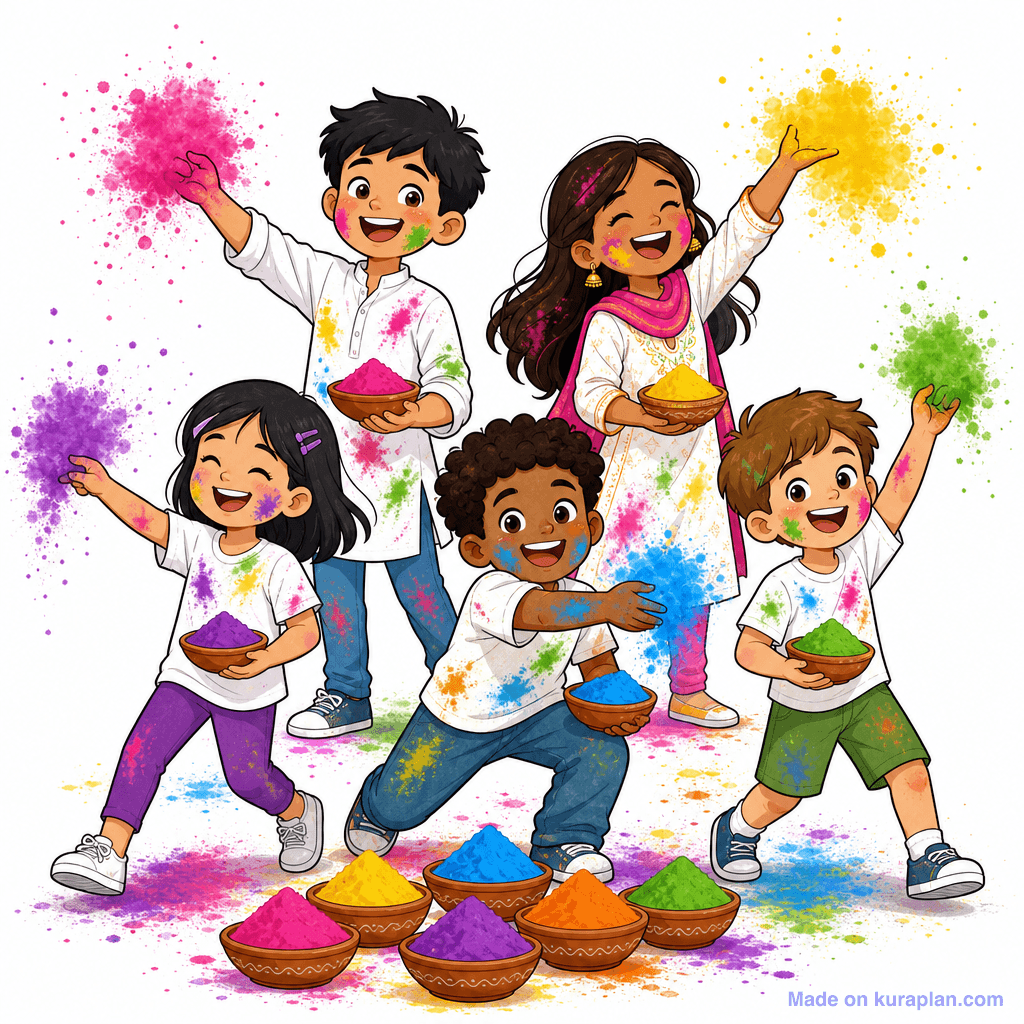Hindu Holi Colours