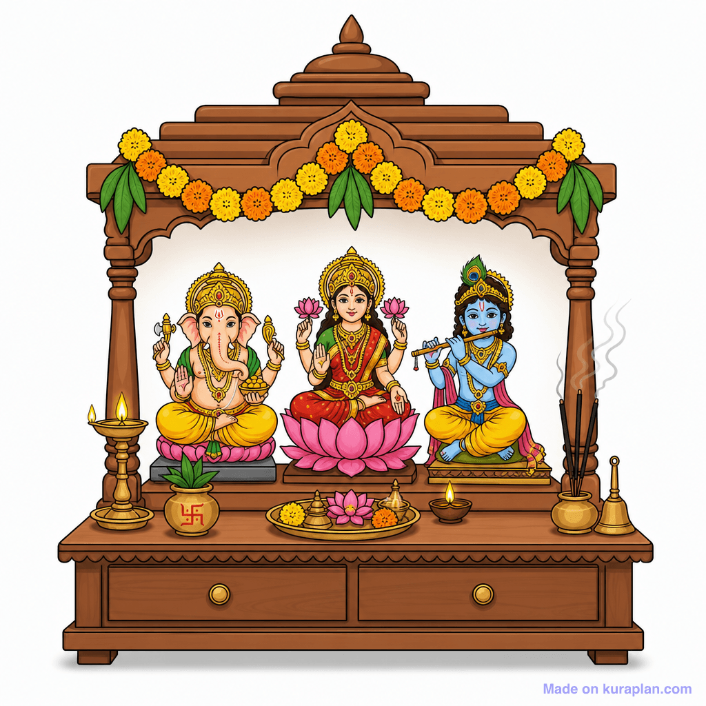 Hindu Mandir Altar