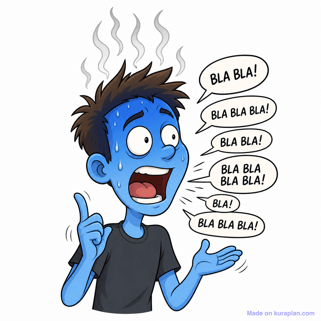 Idiom Blue In The Face
