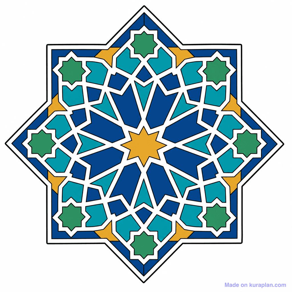 Islam Mosque Geometric Pattern