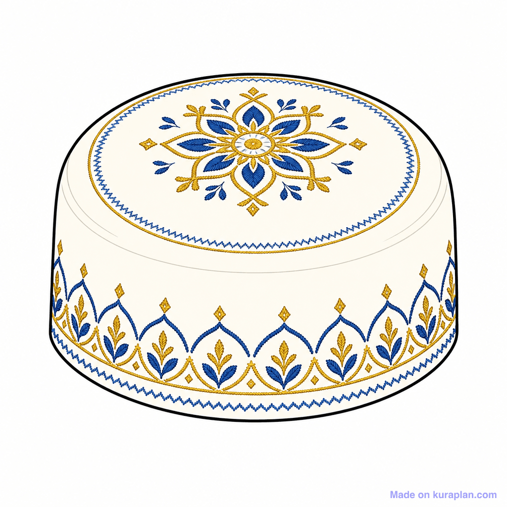 Jewish Kippah Stamp