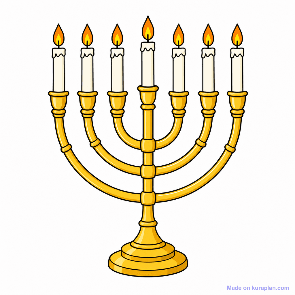 Jewish Menorah Temple 7