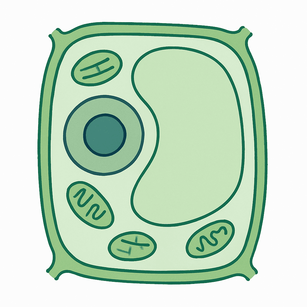 Plant cell (unlabeled)