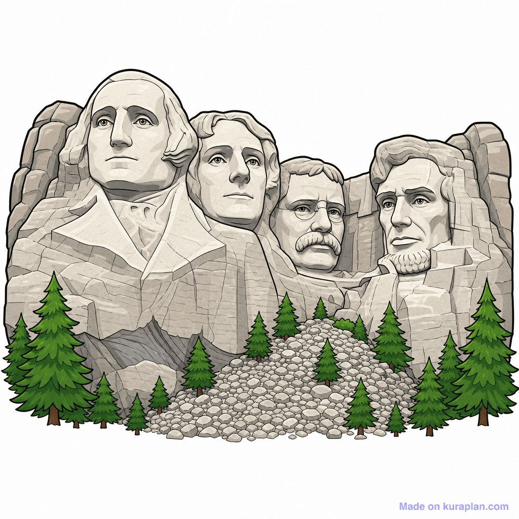 Landmark Mt Rushmore
