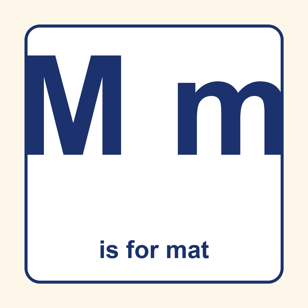 Letter Card — Mm (mat)