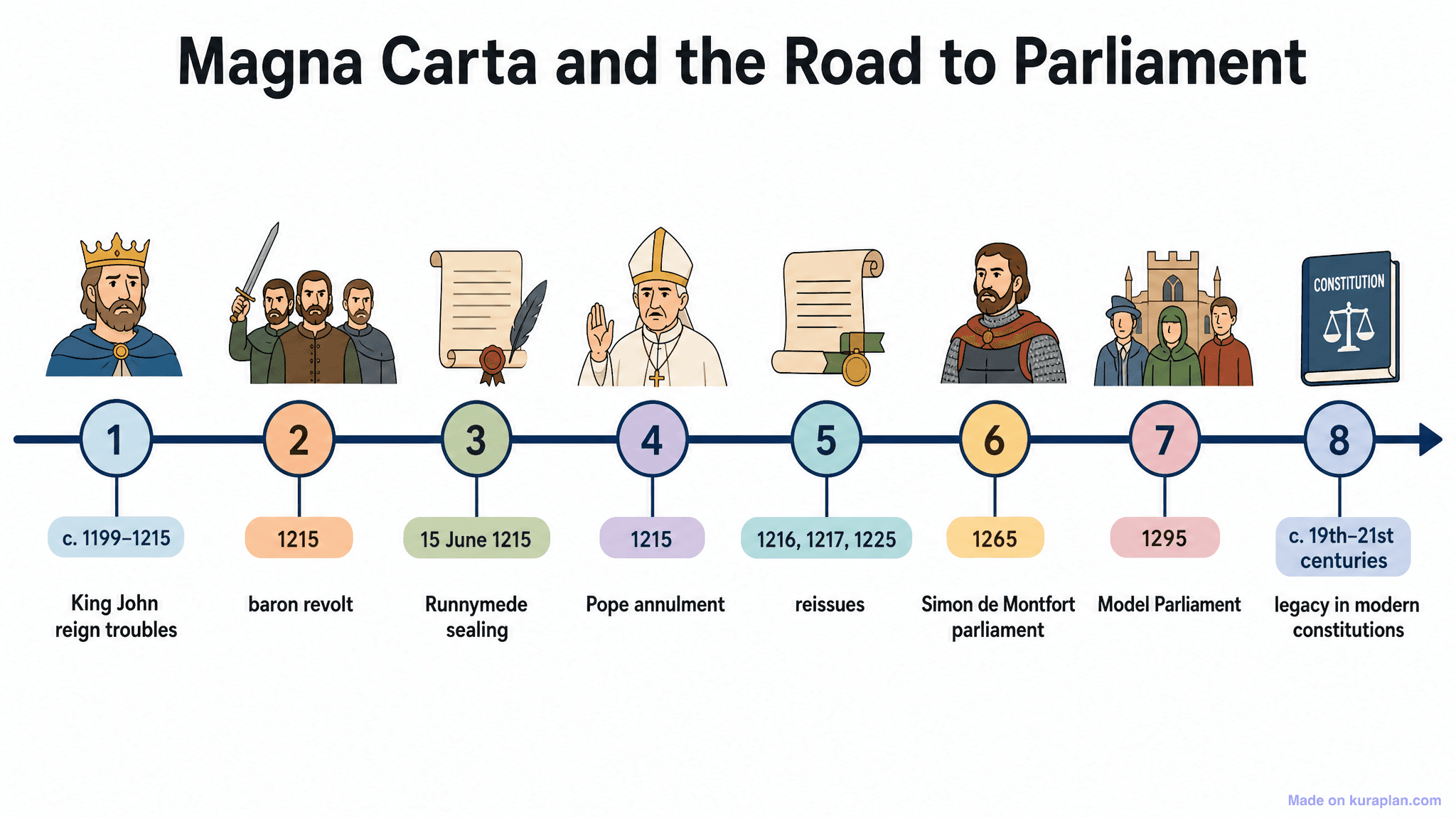 Magna Carta and the Road to Parliament Timeline