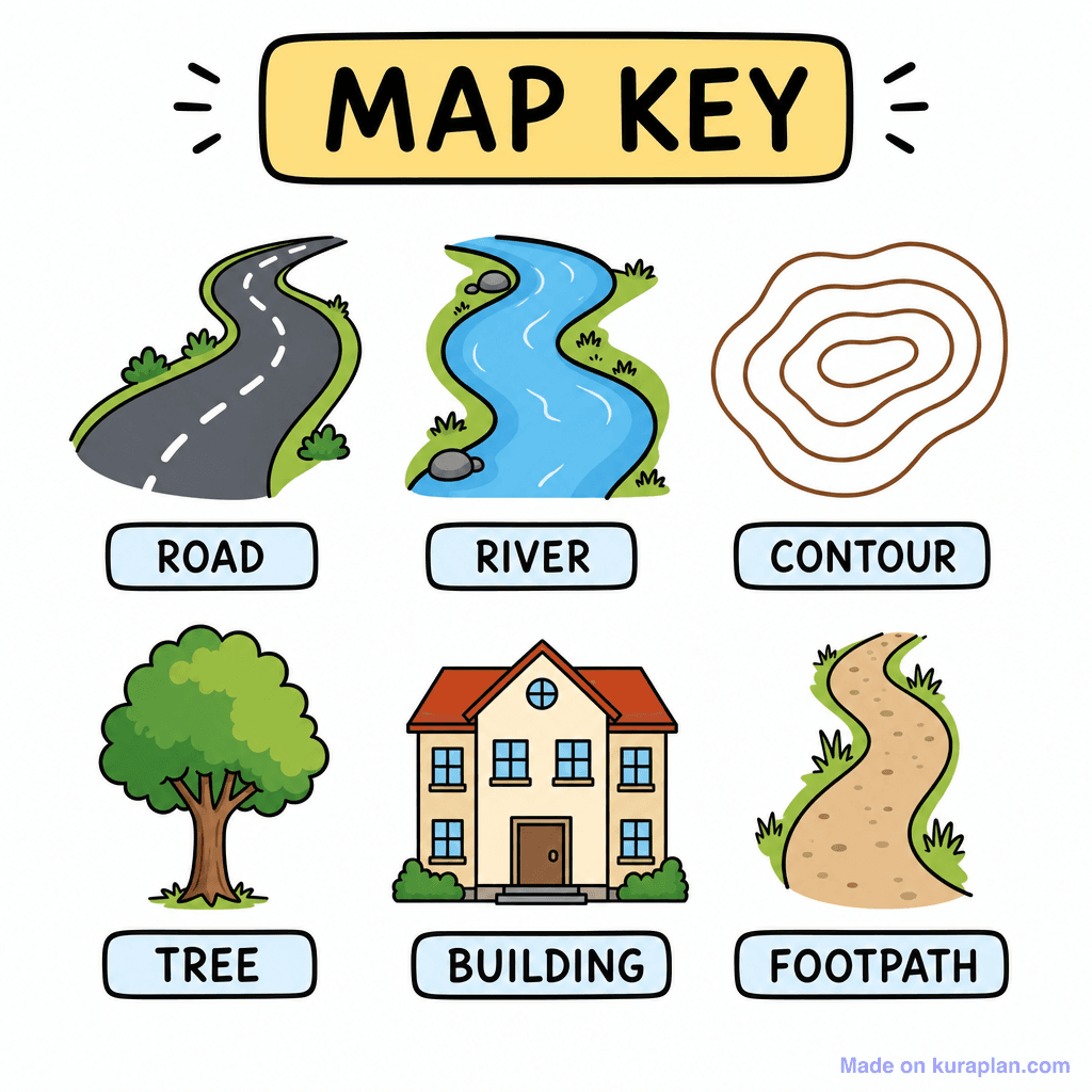 Map Key Legend Template