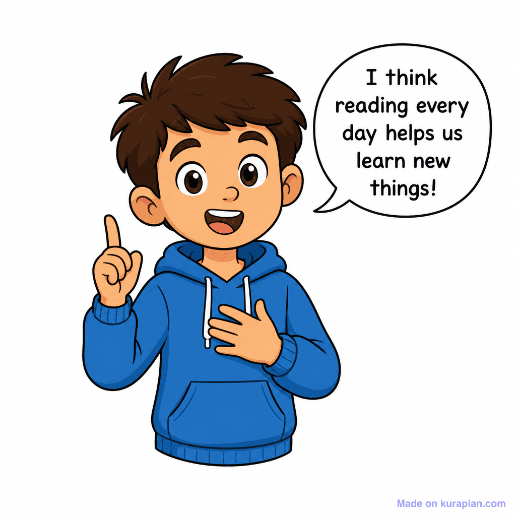 Mascot Kid Talking Speech