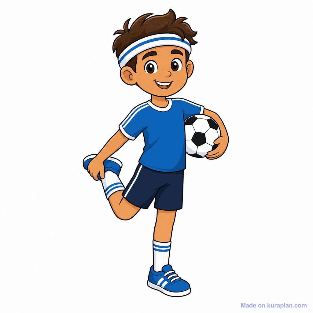 Mascot Pe Sporty Kid
