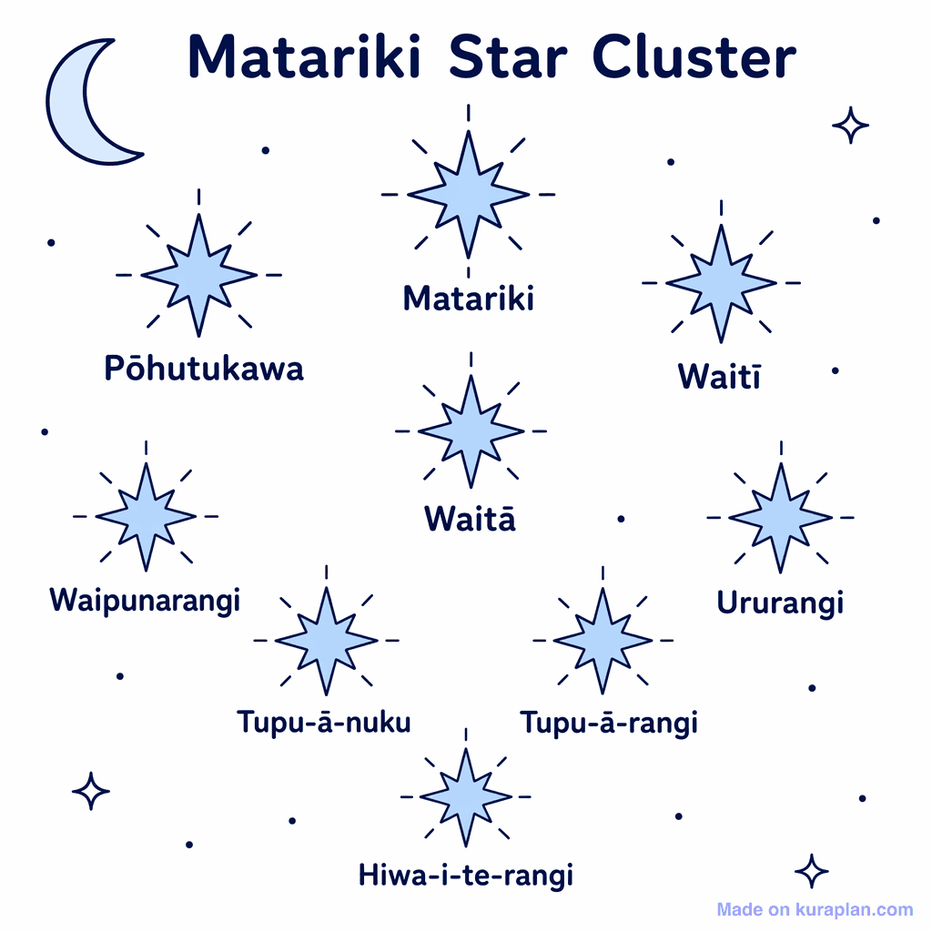 Matariki Star Cluster (simple)
