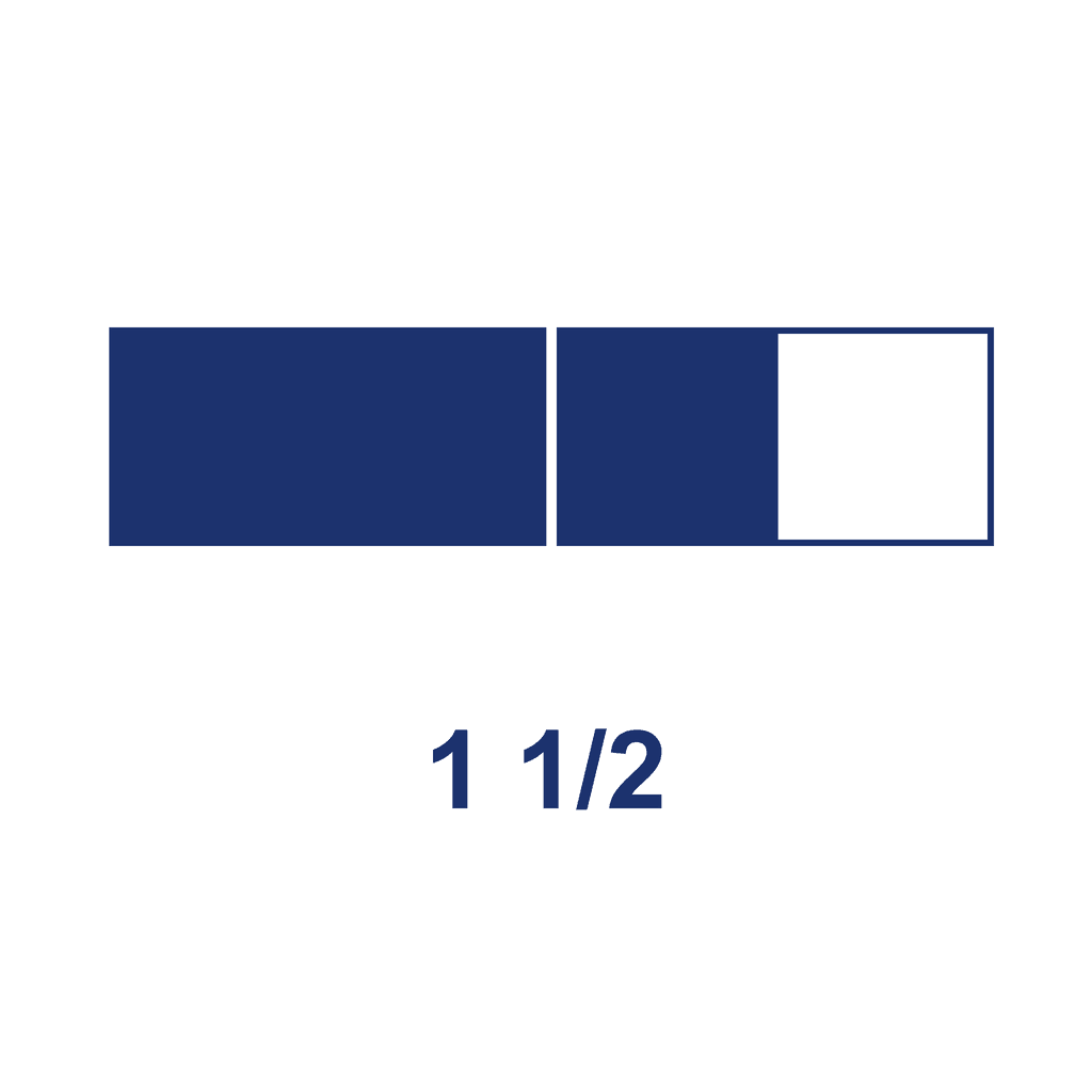Mixed Number — 1 1/2