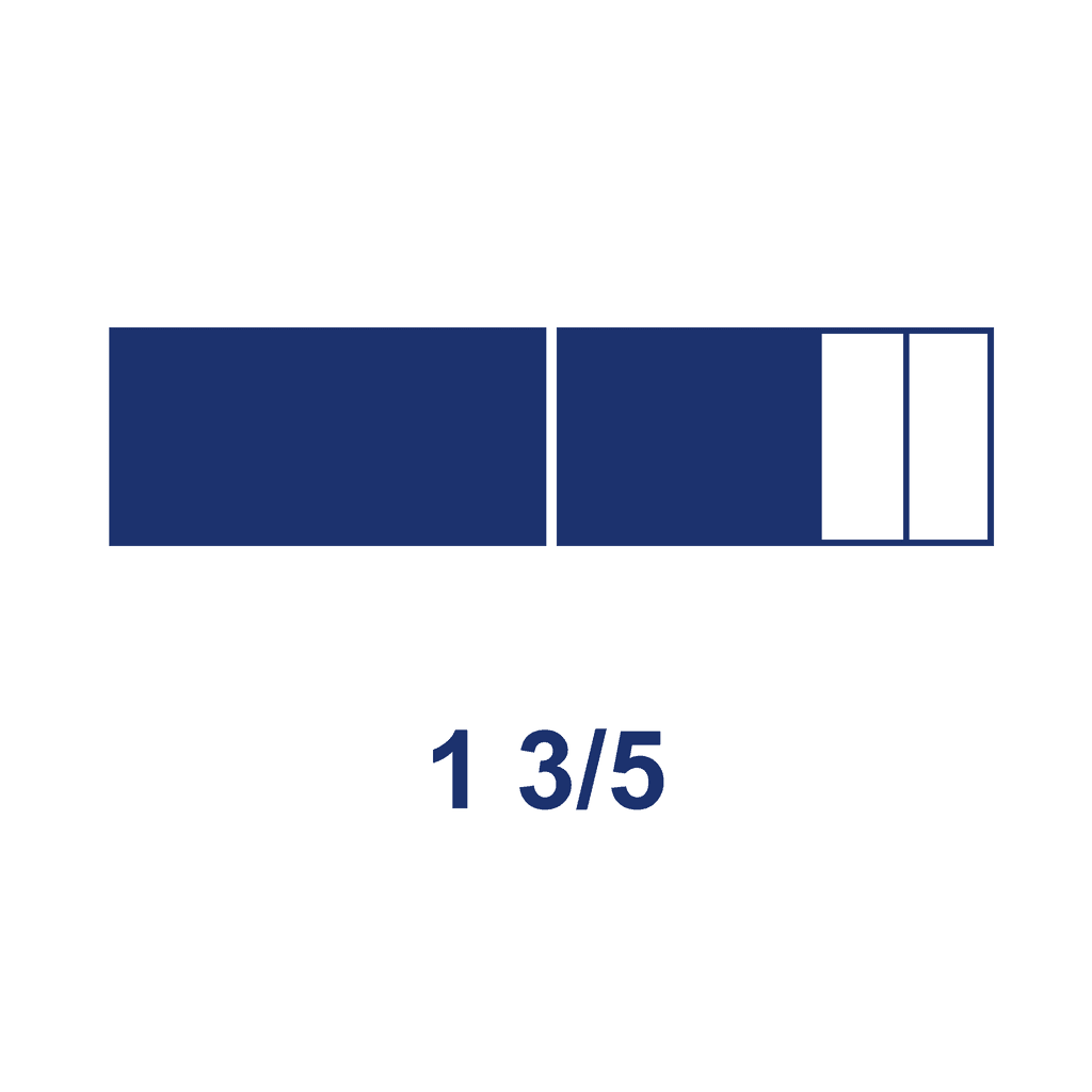 Mixed Number — 1 3/5