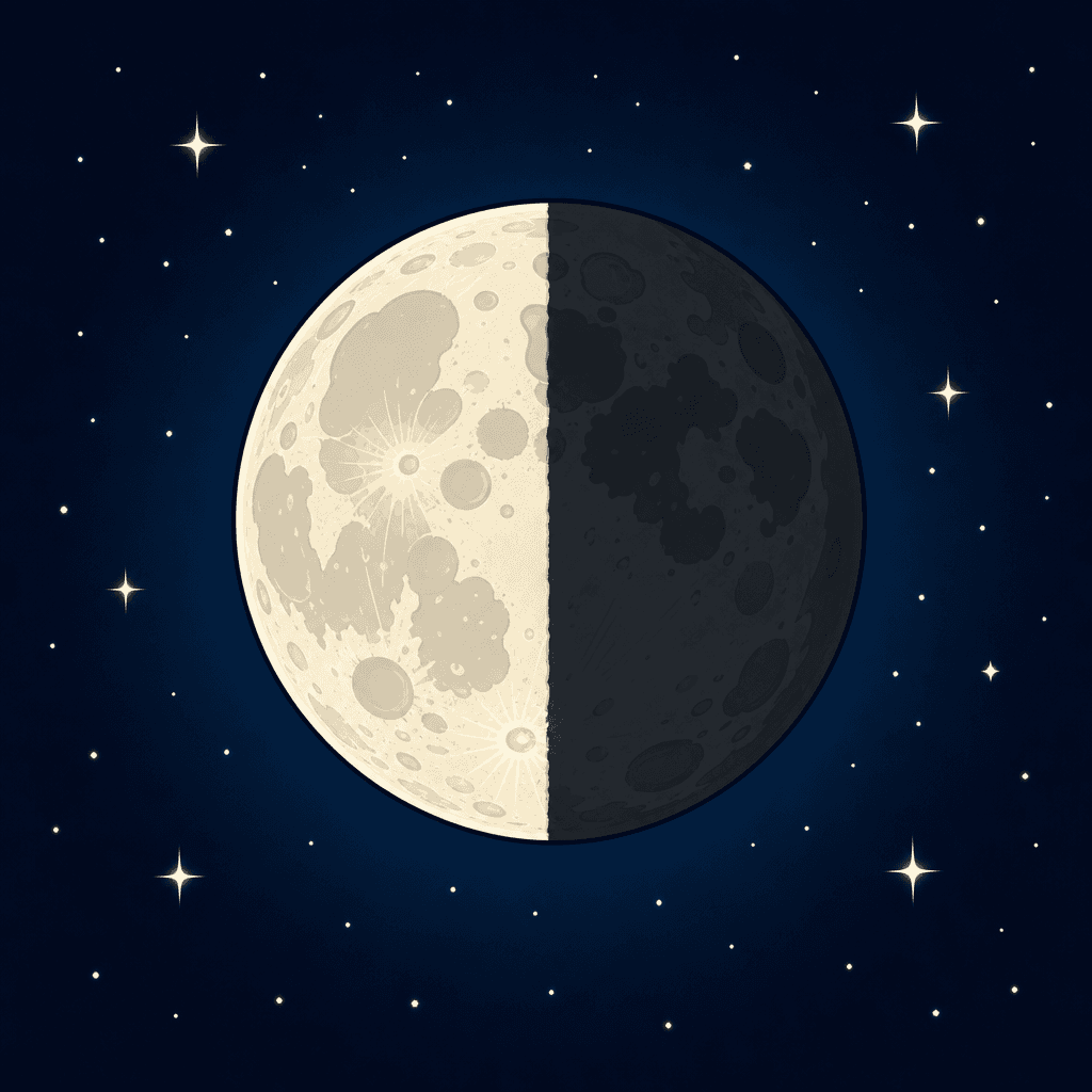 Third Quarter Moon