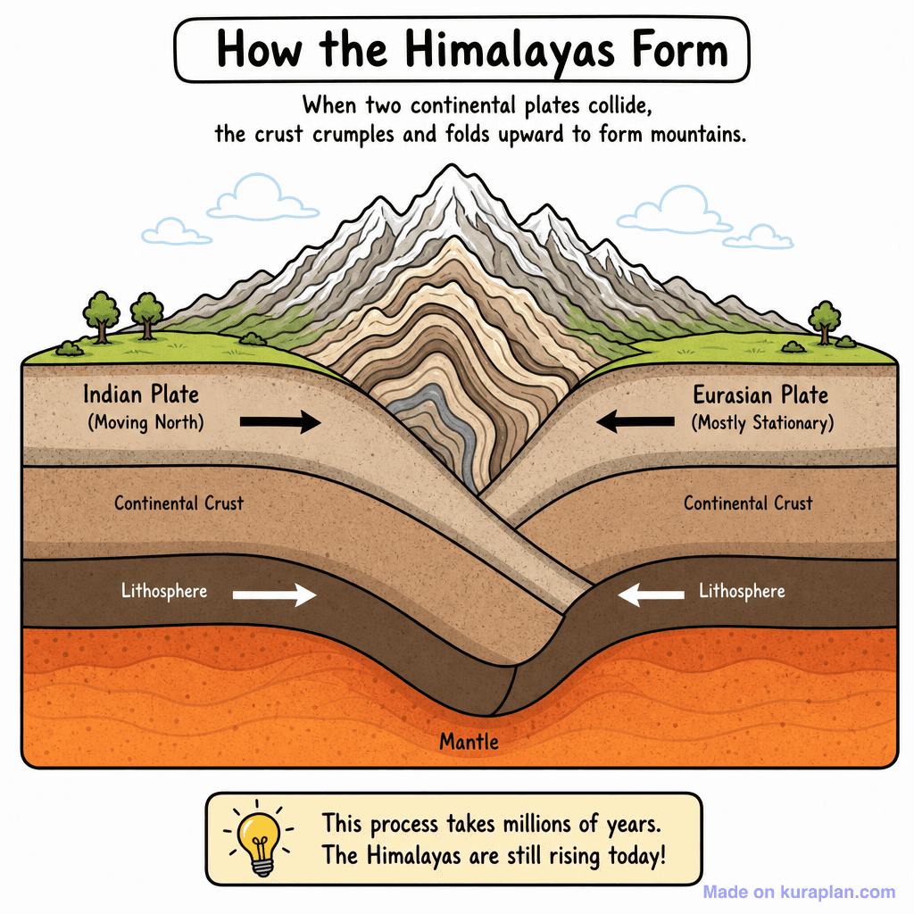 Mountain Fold Formation