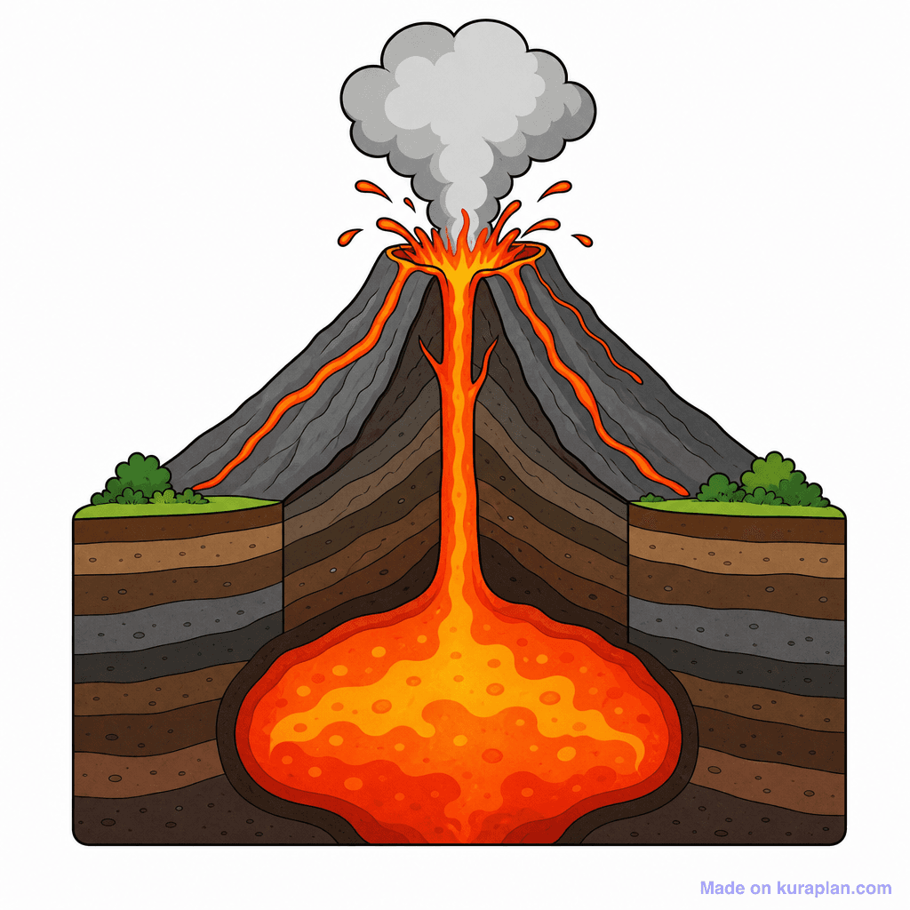 Mountain Volcanic Formation