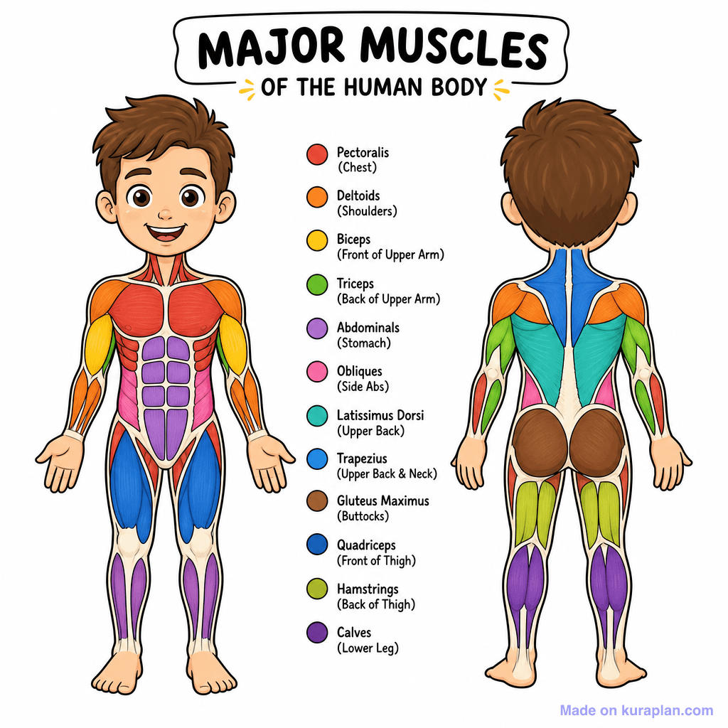 Muscular System Diagram