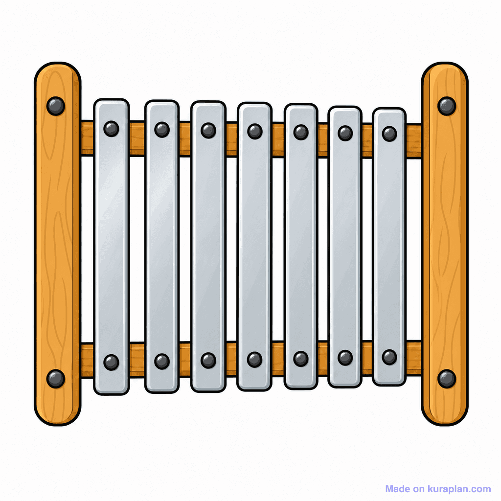 Music Glockenspiel Labelled