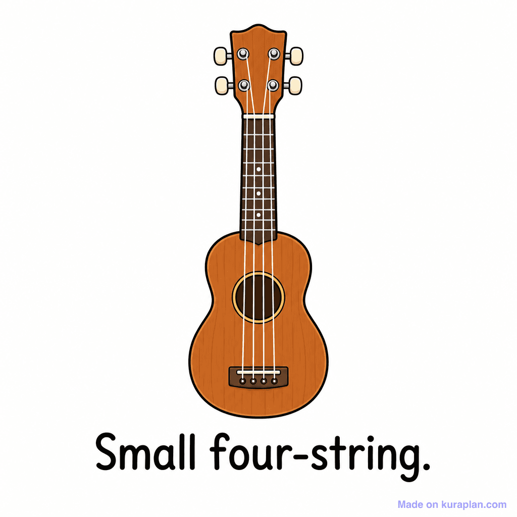 Music Ukulele Labelled