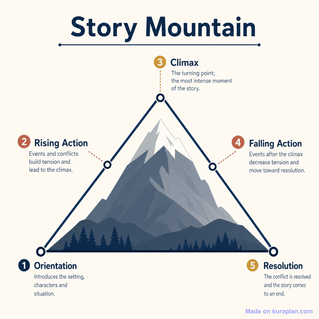 Story Mountain narrative structure