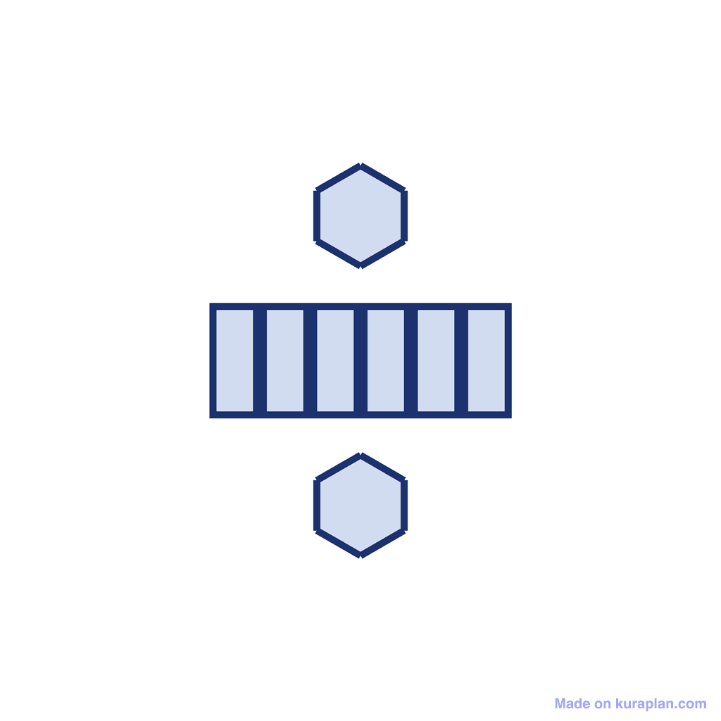 Net of a Hexagonal Prism