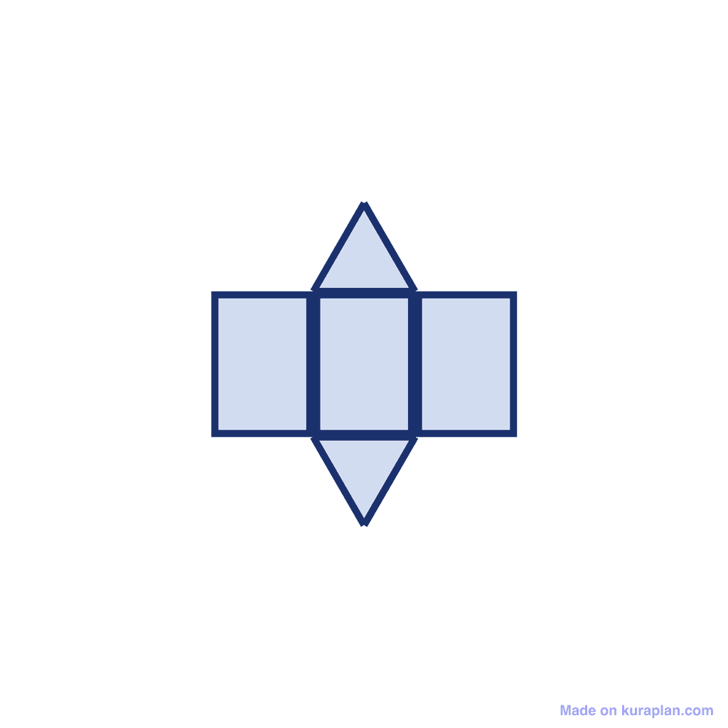 Net of a Triangular Prism