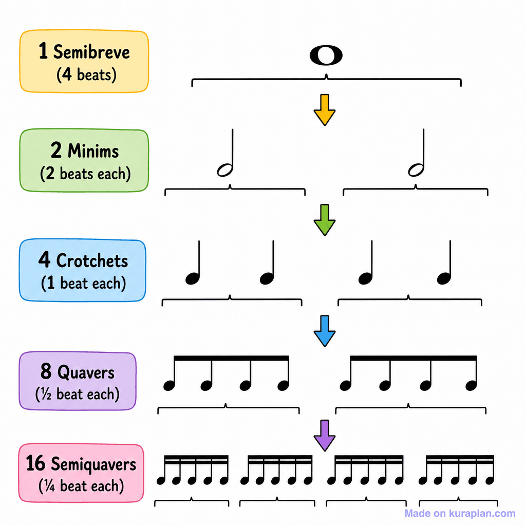 Note Values Family Tree