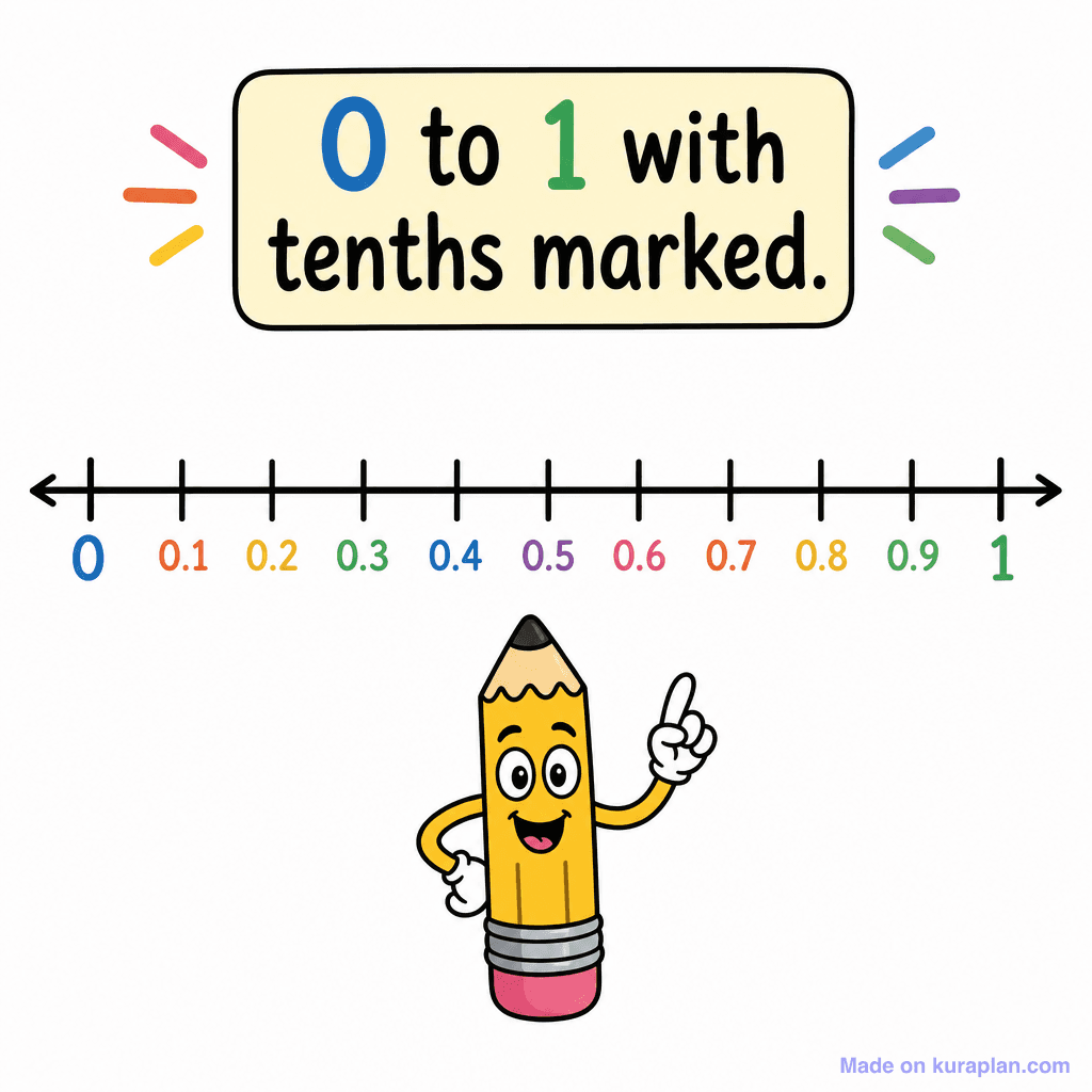 Numberline Decimals 0 1